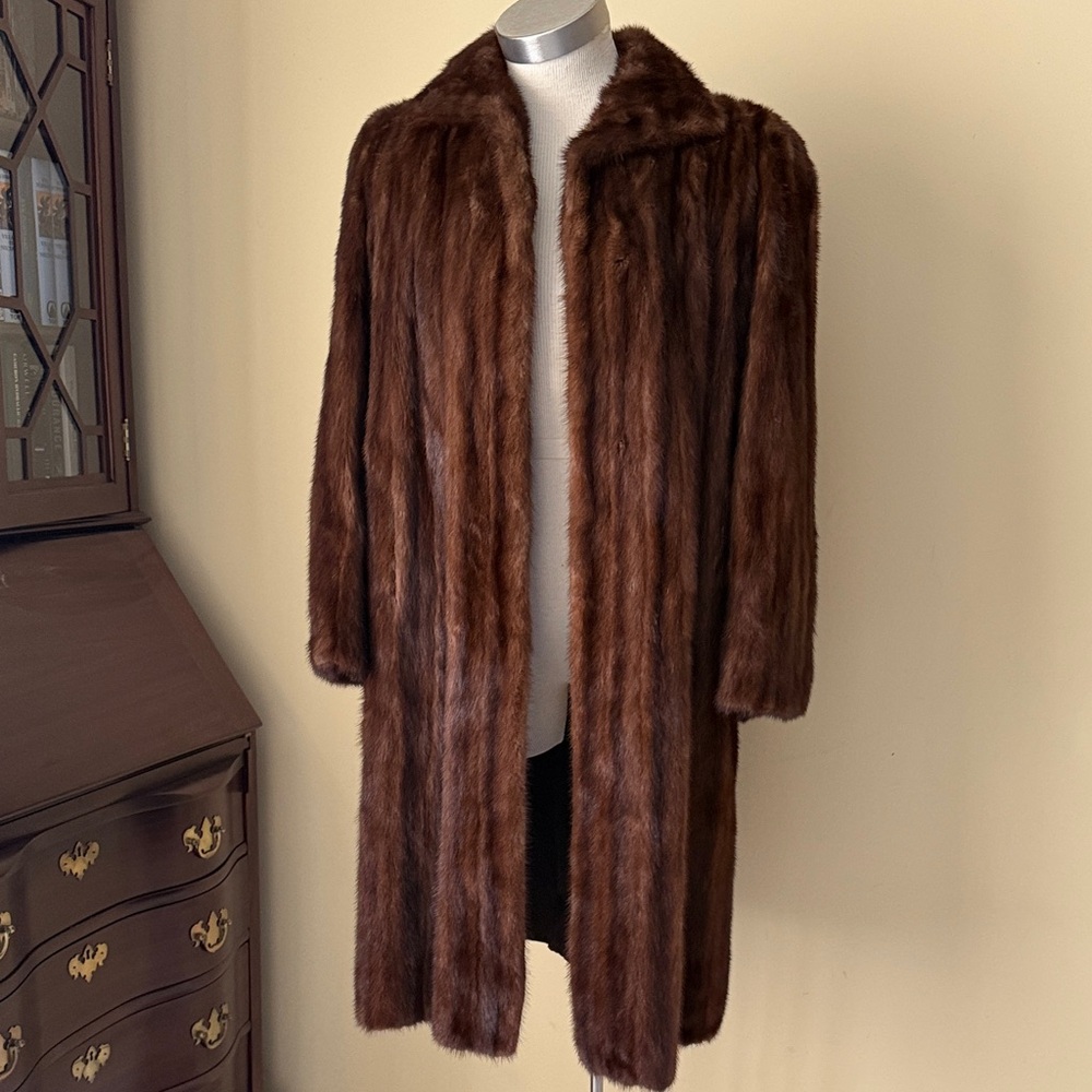 Vintage Mink Ransohoff Brown Fur Coat